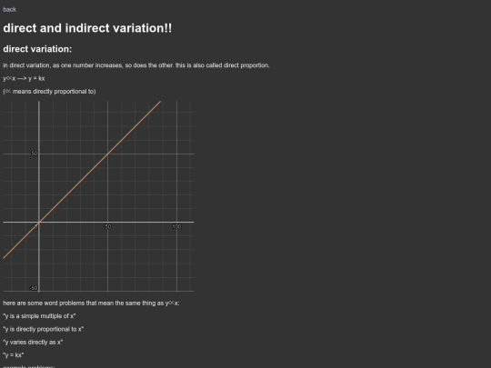 pages/studypages/directindirectvariation[math] screenshot